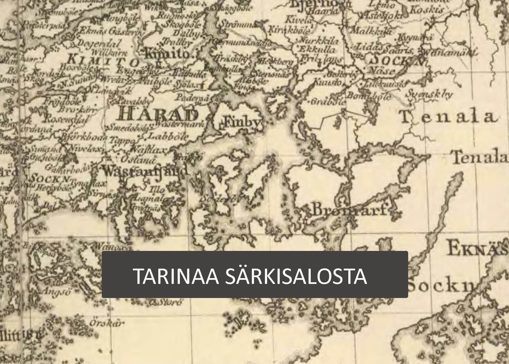 Särkisalon vanha kartta