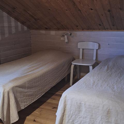 Mietein Sie ein Fischerboot und eine Hütte direkt an der Ostsee Schlafzimmer.