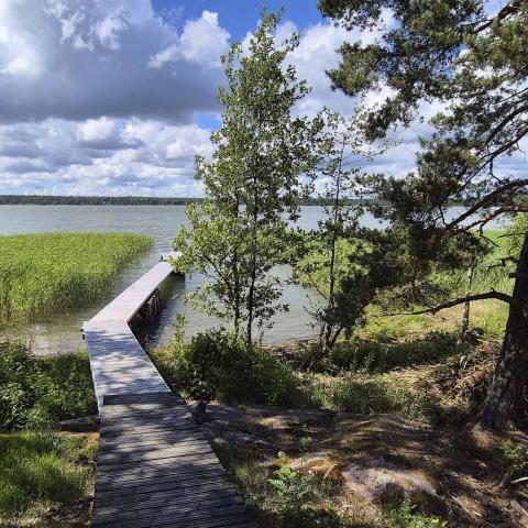 Pekkala seaside rental cottage Finland sea view.