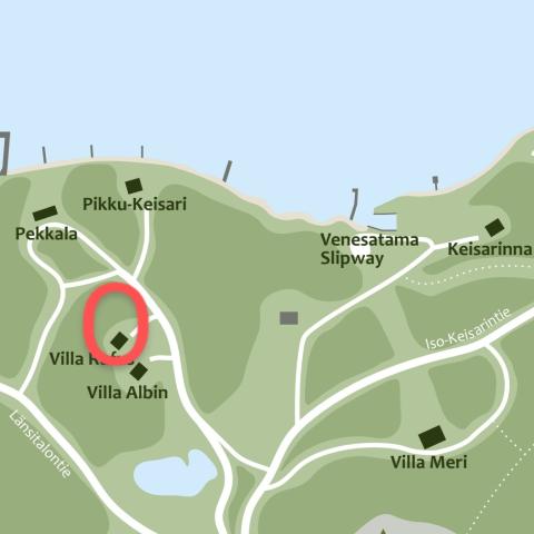 Villa Rufus sijaitsee 100 m meren rannasta