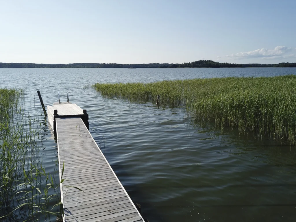 Pekkala, a cottage in Baltic Sea Archipelago has a private pier